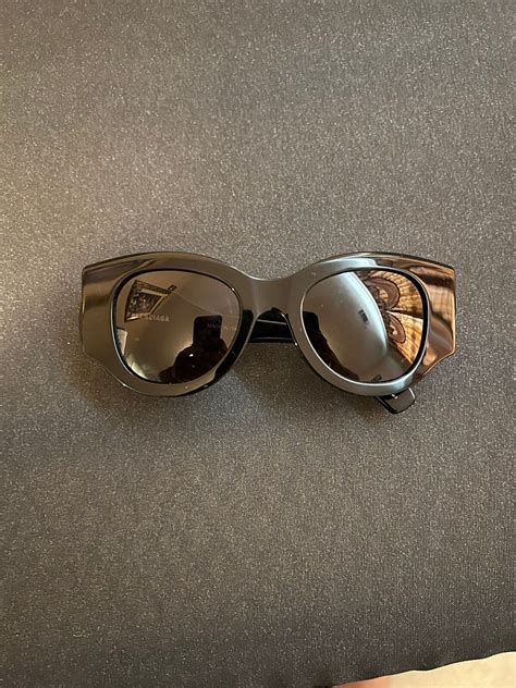 balenciaga 50mm oval sunglasses